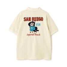 AVIREX EMB POLO SHIRT &rdquo;SEAL&rdquo; 7836136001画像