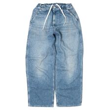 AUTHEN SILKNIZED DENIM EASY WORK PANTS L.USED AUT-182SD-013画像