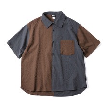 gym master ランダムシアサッカー スナップボタン半袖シャツ G733720画像