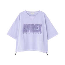 AVIREX FADE WASH SAGARA LOGO T-SHIRT 7836135606画像