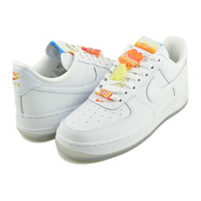 NIKE WMNS AIR FORCE 1 07 LX wht/wht-wht-glacier blue IB8875-111画像