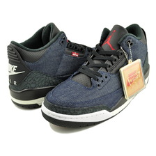 NIKE AIR JORDAN 3 RTR LSC INDIGO SP LEVIS denim/blk-sail IH7959-400画像