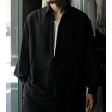 AXIS Light Wool Silk Skipper Shirt CH005-26SS画像