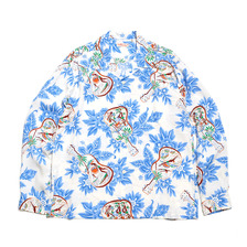SUN SURF RAYON HAWAIIAN SHIRT - UKULELE MELODY - LONG SLEEVE SS29603画像