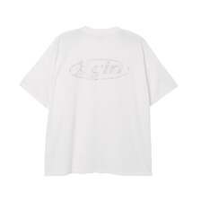 X-girl RHINESTONE OVAL LOGO S/S BIG TEE DRESS 105262041007画像