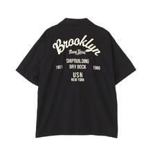 AVIREX LINEN-COTTON S/S SHIRT &rdquo;Brooklyn&rdquo; 7836123005画像