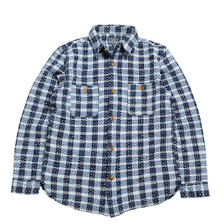 STUDIO D'ARTISAN インディゴ野良着ワークシャツ 5737画像