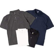 Los Angeles Apparel 18412GD - 18/1 Short Sleeve Polo T-Shirt画像