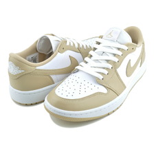 NIKE AIR JORDAN 1 LOW GOLF wht/linen-wht DD9315-117画像