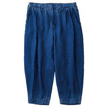 PORTER CLASSIC INDIGO LINEN BEBOP PANTS PC-021-3892画像