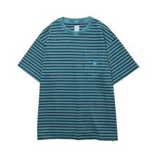 Liberaiders PIGMENT DYED STRIPED S/S SHIRT 736072601画像