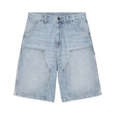Carhartt WIP OG Double Knee Short - Blue (heavy worn bleached) I036590画像