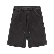 Carhartt WIP OG Double Knee Short - Black (stone washed) I036590画像