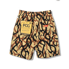 COOKMAN Chef Pants Short Light Tribal Camo Beige 231-62908画像