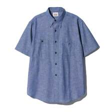 BIG YANK Y1942 S-SLEEVE CHAMBRAY SHIRT 602-261-05画像