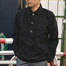 FULLCOUNT 4097-1 US Army Black Black Denim Pullover Shirt画像