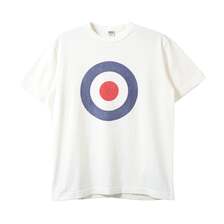 BARNS "TSURIAMI" Crew Neck S/S Print T-Shirt Target Mark BR-26184画像