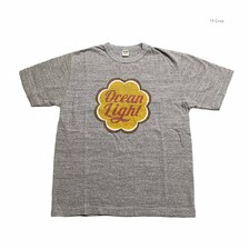 BARNS "TSURIAMI" Crew Neck Print T-Shirt OCEAN LIGHT BR-26185画像
