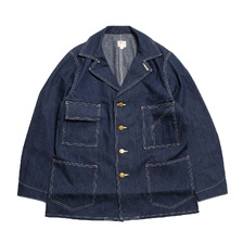 ANATOMICA CHORE JACKET - INDIGO 530-611-06画像