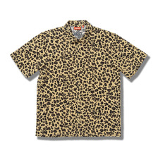 COOKMAN Work Shirts Short Sleeve Light Leopard Beige 231-62202画像