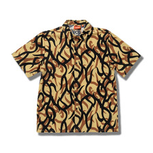 COOKMAN Work Shirts Short Sleeve Light Tribal Camo Beige 231-62204画像