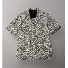 THE FLAT HEAD RAYON SHORT SLEEVE SHIRT - LEOPARD FN-SRO-009S画像