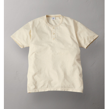THE FLAT HEAD HENLEY NECK SHORT SLEEVE T-SHIRT FN-TSH-003画像