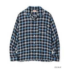 SUGAR CANE Lot No. SC29683 / RAYON OMBRE CHECK OPEN SHIRT画像