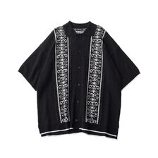 Subciety Jacquard knit shirt 155-22154画像
