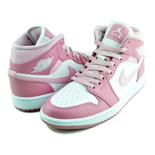 NIKE WMNS AIR JORDAN 1 MID elemental pink/sail BQ6472-605画像