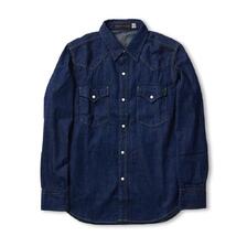 FULLCOUNT 4894 DENIM WESTERN SHIRTS画像
