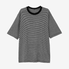 GOLDWIN Striped Wool&times;Lyocell Jersey T-shirt GL66153画像