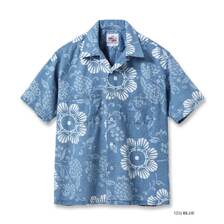 Duke Kahanamoku Lot No. DK39642 / INDIGO COTTON HAWAIIAN SHIRT &ldquo;DUKE'S PALEU&rdquo;画像