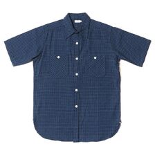 WAREHOUSE Lot 3056 SHORT SLEEVE CHECK WORK SHIRTS A柄(ギンガムチェック)画像