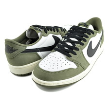 NIKE AIR JORDAN 1 RETRO LOW OG medium olive/blk HQ6998-200画像