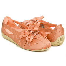 PUMA SPEEDCAT BALLET NOVA SATIN WNS CINNABAR - TOASTED ALMOND 408341-01画像