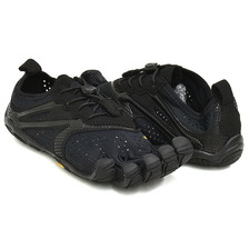 vibram FiveFingers WOMEN V-RUN TOTAL BLACK 26W7001画像