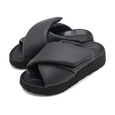 BIRKENSTOCK THEDA CROSS STRAP EXQUISITE BLACK | NATURAL-LEATHER 1030562画像