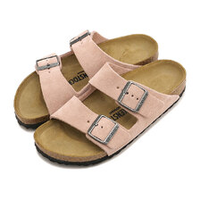 BIRKENSTOCK ARIZONA NARROW PINK-CLAY | SUEDE-LEATHER 1031651画像