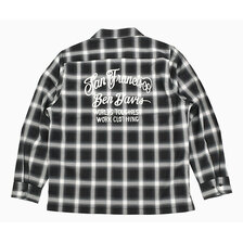 BEN DAVIS EMBRO Plaid L/S Shirt T-26380040画像