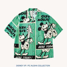 PORTER CLASSIC DISNEY VP / PC ALOHA COLLECTION ALOHA SHIRT / MICKEY & GUITAR DP-024-3965画像