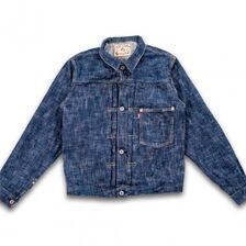 graphzero JEAN JACKET -WWⅡ 1ST- かせ染め GRN GZ-SKGJ1ST-GRN画像