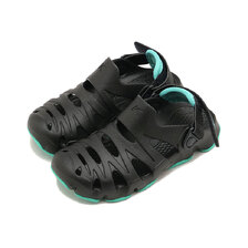 KEEN Children HYPERFLT BLACK/BRIGHT-AQUA 1031995画像