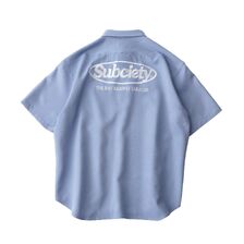 Subciety Embroidery oval logo shirt 155-22151画像
