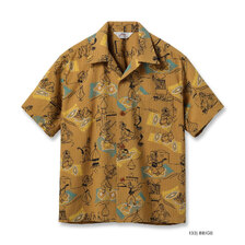 STAR OF HOLLYWOOD Lot No. SH39716 / DOBBY COTTON OPEN SHIRT &ldquo;MAGIC CARPET&rdquo;画像