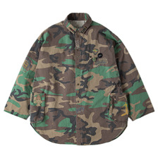 PORTER CLASSIC ALOHA CAMOUFLAGE SHIRT JACKET PC-008-3880画像