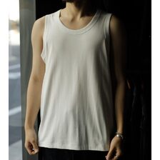 INTERIM SUVIN COTTON RIB TANK TOP IT26S313画像