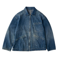 PORTER CLASSIC BREAKFAST DENIM ZIP UP JACKET PC-005-3847画像