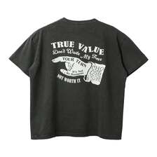 BARNS Pigment Dye "G.O.A.T." S/S Print T-shirt TRUE VALUE BR-26154画像