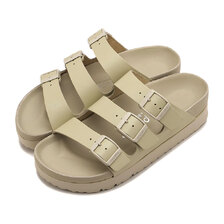 BIRKENSTOCK FLORIDA III EVA FLEX PLATFORM EXQUISITE NARROW OYSTER | NATURAL-LEATHER 1031441画像